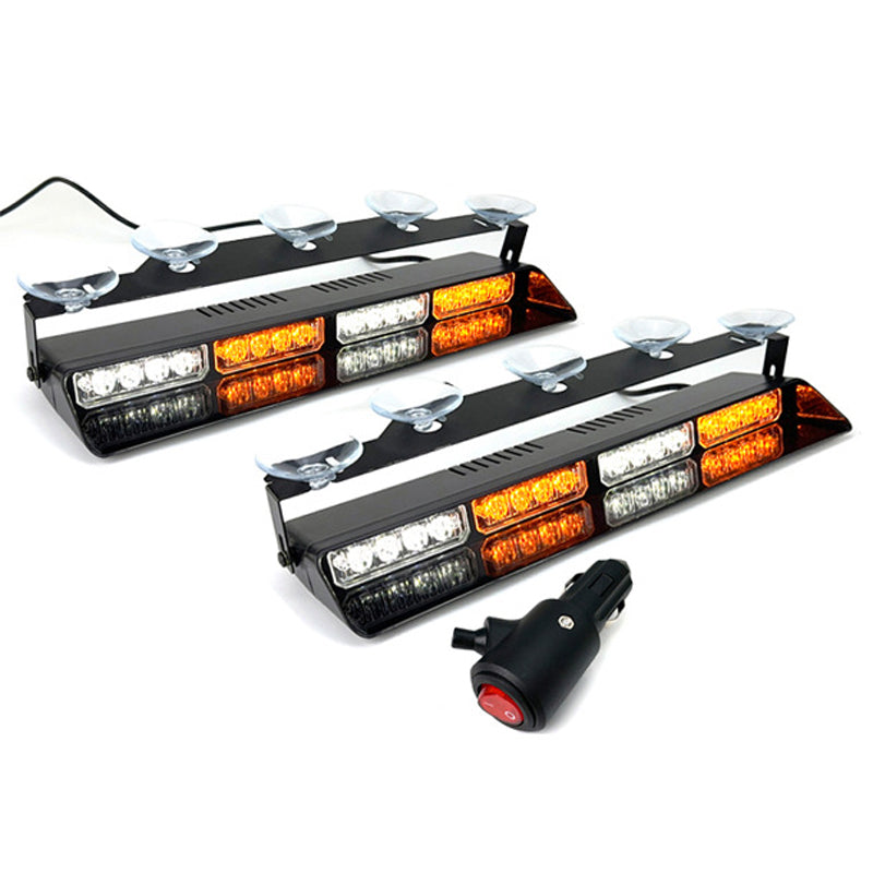 Lampka ostrzegawcza na przednią szybę pojazdu z przyssawką