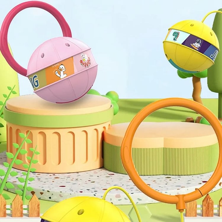 Podświetlana podskakująca piłka sportowa