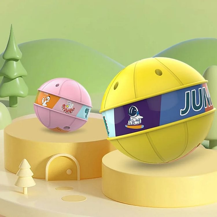 Podświetlana podskakująca piłka sportowa