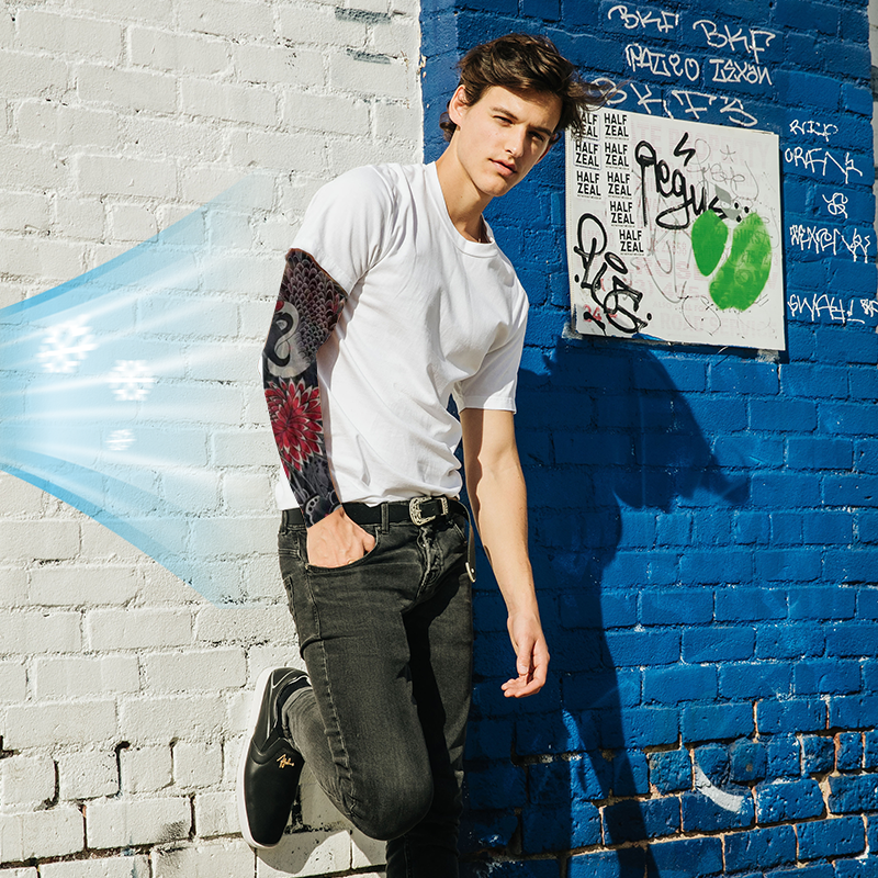 🔥Nou în trend ❤️‍🔥 Mâneci ultra-subțiri pentru protecție solară cu model tip tatuaj