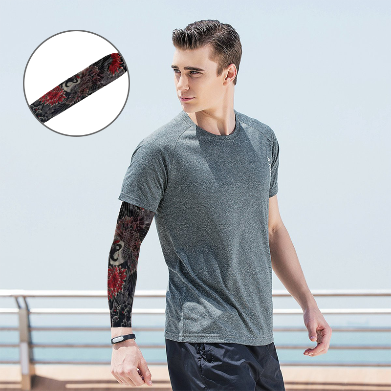 🔥Nou în trend ❤️‍🔥 Mâneci ultra-subțiri pentru protecție solară cu model tip tatuaj