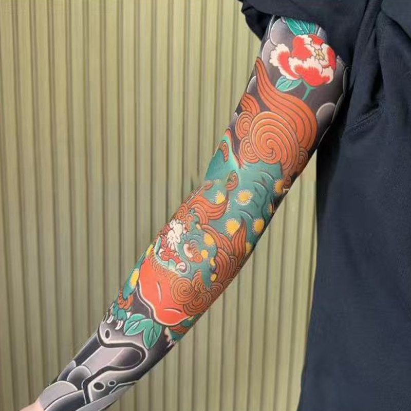 🔥Nou în trend ❤️‍🔥 Mâneci ultra-subțiri pentru protecție solară cu model tip tatuaj