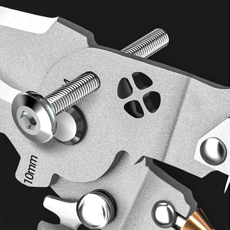 Wielofunkcyjne składane nożyczki do ściągania izolacji z funkcją testowania elektrycznego