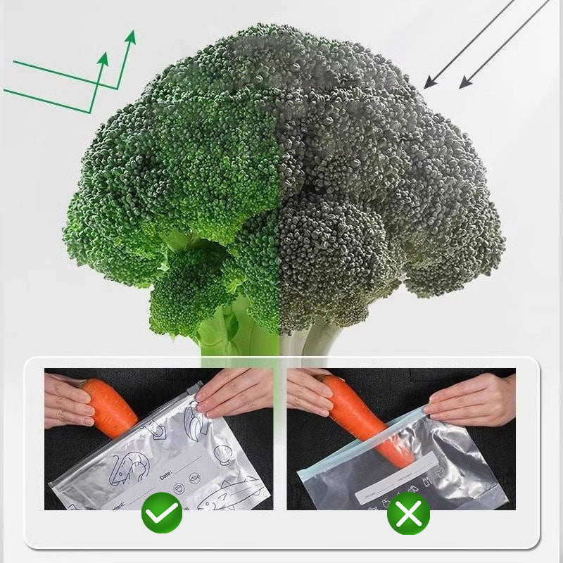 🔥✨Kup 2, a 1 dostaniesz gratis🔥-🥦Wielokrotnego użytku aluminiowe torby do przechowywania z możliwością zamknięcia🍅