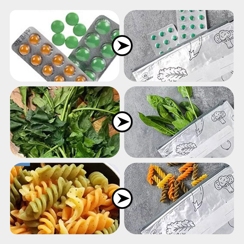 🔥✨Kup 2, a 1 dostaniesz gratis🔥-🥦Wielokrotnego użytku aluminiowe torby do przechowywania z możliwością zamknięcia🍅