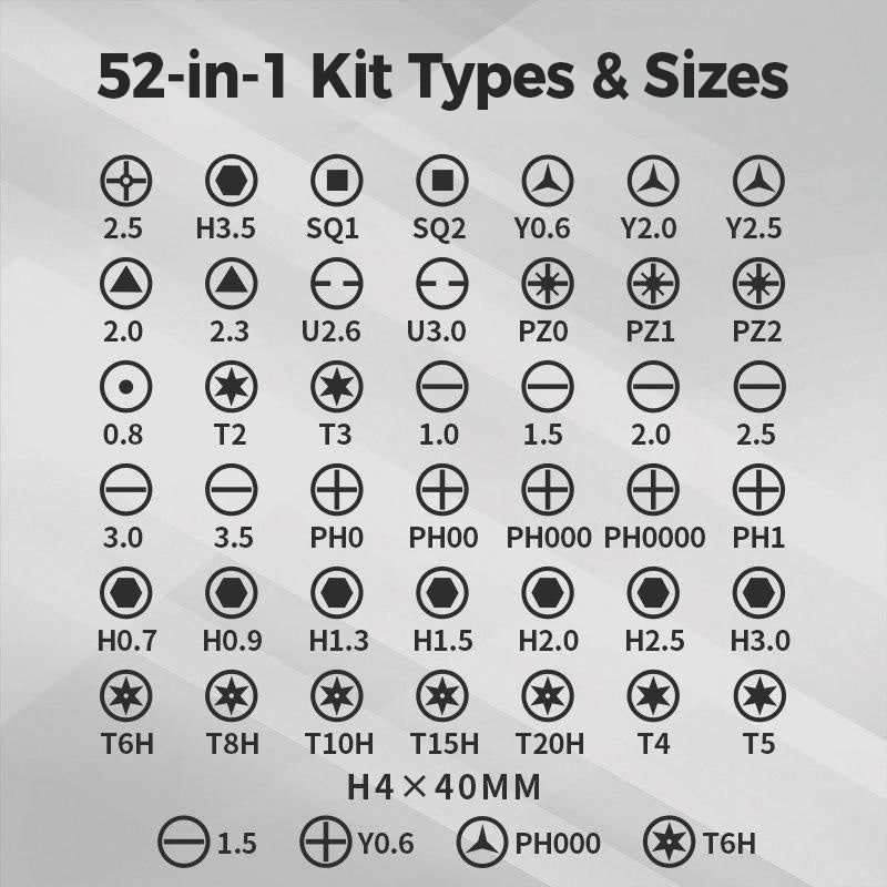 💥2025 Gorąca wyprzedaż💥Wielofunkcyjny zestaw wkrętaków elektrycznych z grzechotką