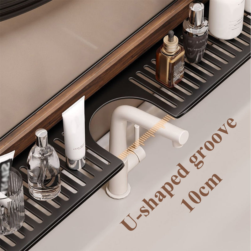 🔥Półka łazienkowa z przyssawką z orzecha włoskiego