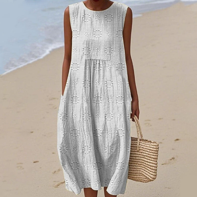 Damska sukienka bez rękawów