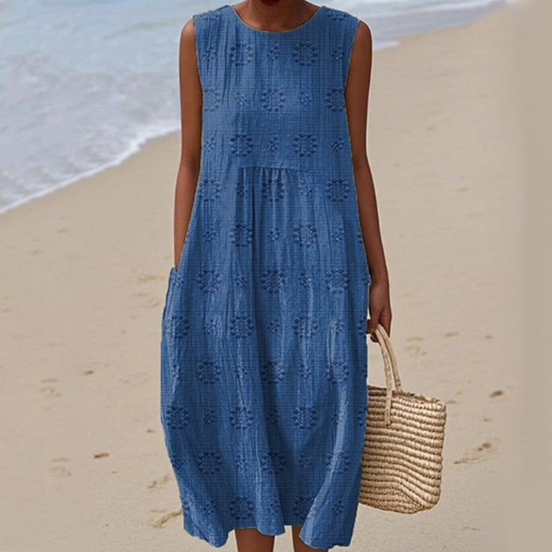 Damska sukienka bez rękawów