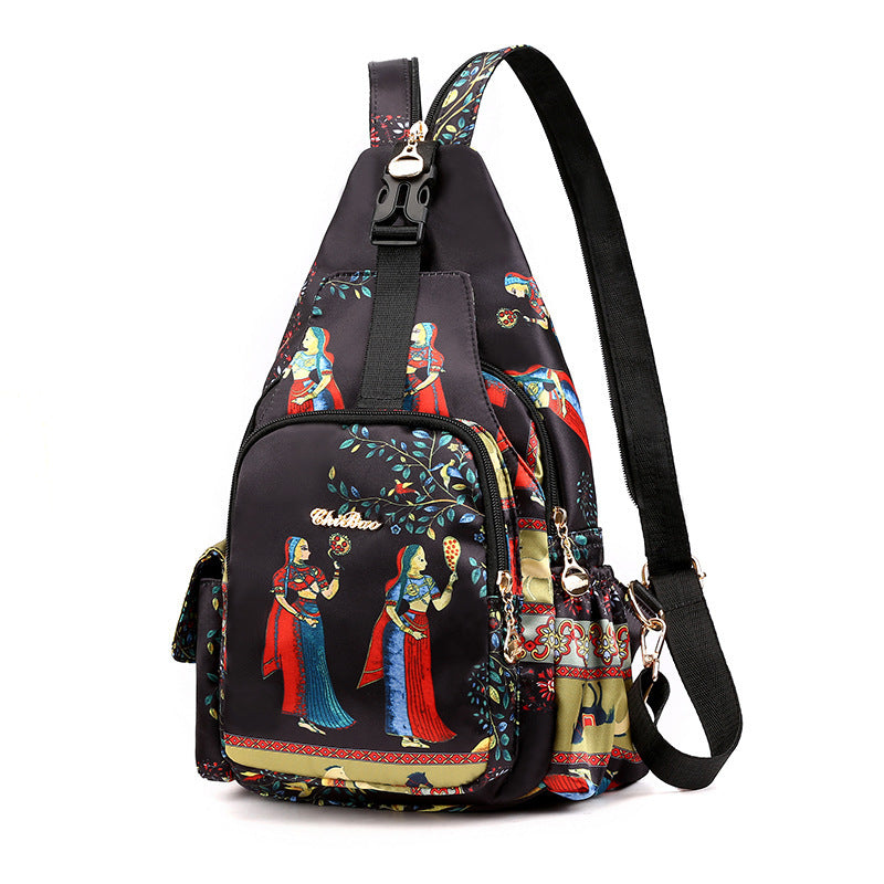 Wielofunkcyjny, lekki i wodoodporny plecak z nadrukiem