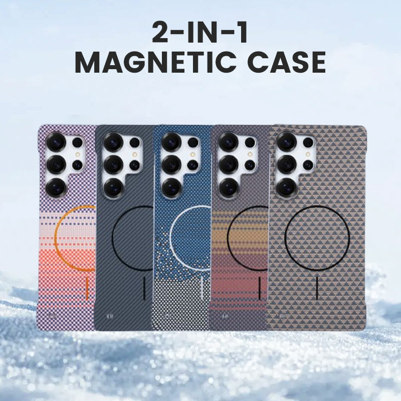 🔥 Gorąca Wyprzedaż 💥 Etui Magnetyczne z Efektem Nagiego Urządzenia dla Galaxy S23/S24/S25