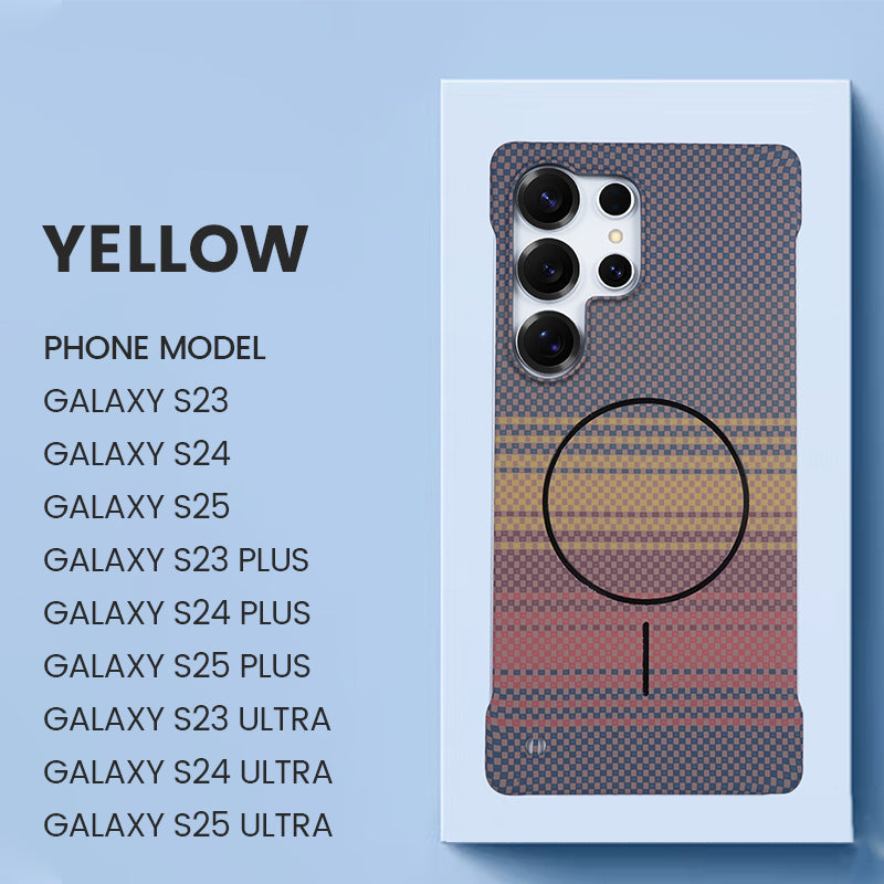 🔥 Gorąca Wyprzedaż 💥 Etui Magnetyczne z Efektem Nagiego Urządzenia dla Galaxy S23/S24/S25