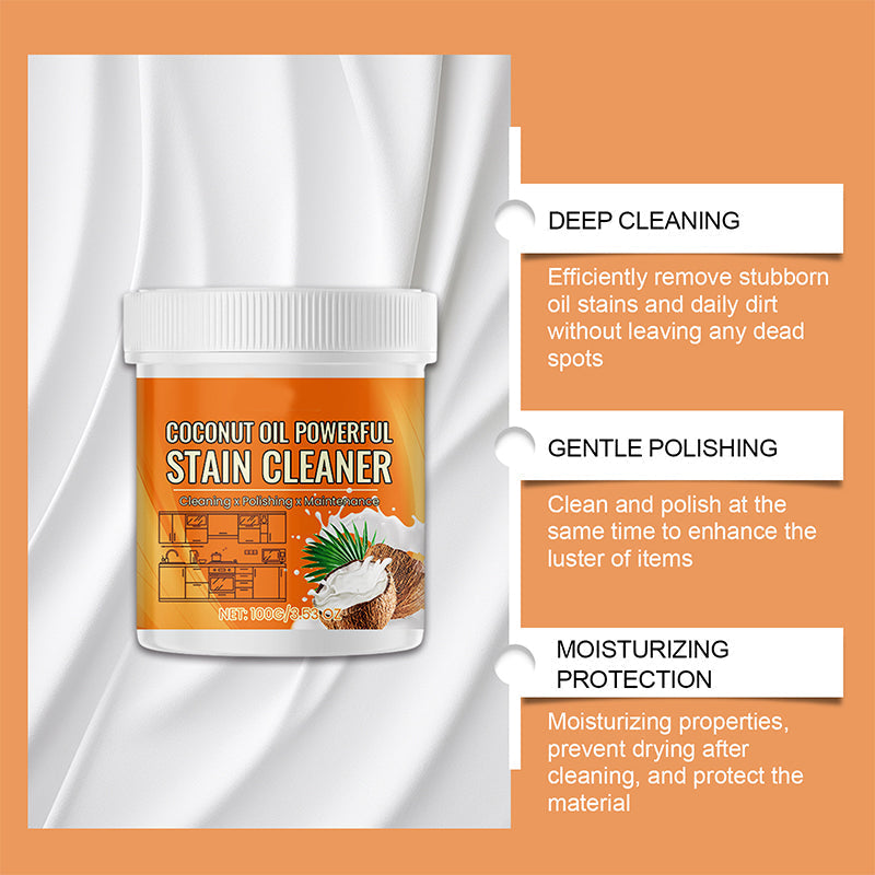 Pasta do czyszczenia i polerowania kuchni z olejem kokosowym