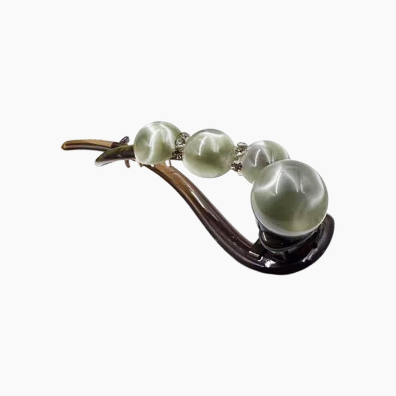 ✨Elegancka spinka do włosów z koralikami kociego oka