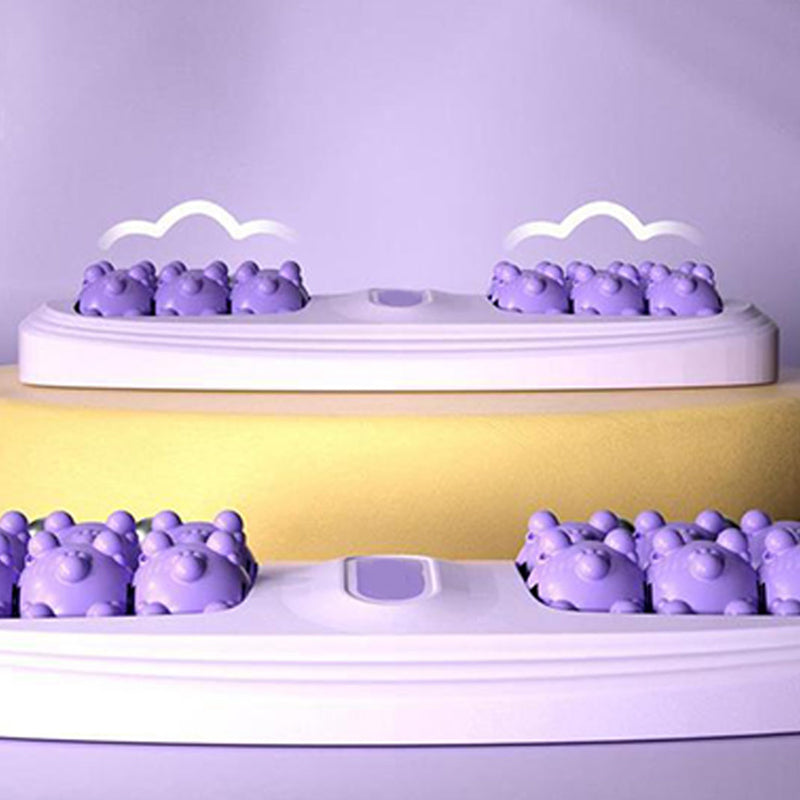 💜🦶 Przenośny podwójny wałek do masażu stóp – relaks w dowolnym miejscu i czasie