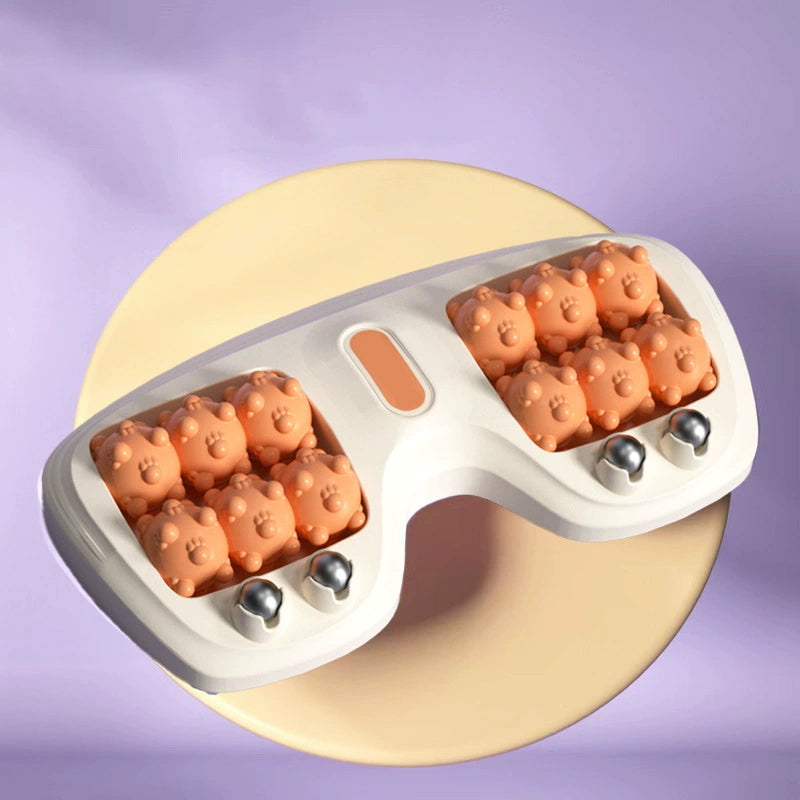 💜🦶 Przenośny podwójny wałek do masażu stóp – relaks w dowolnym miejscu i czasie