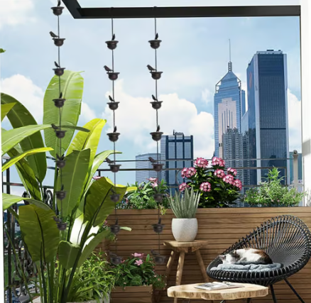 🔥Łańcuch przeciwdeszczowy z motywem ptaszków