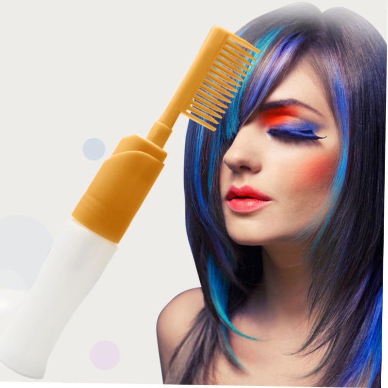 Hair Dye Application Comb Bottle