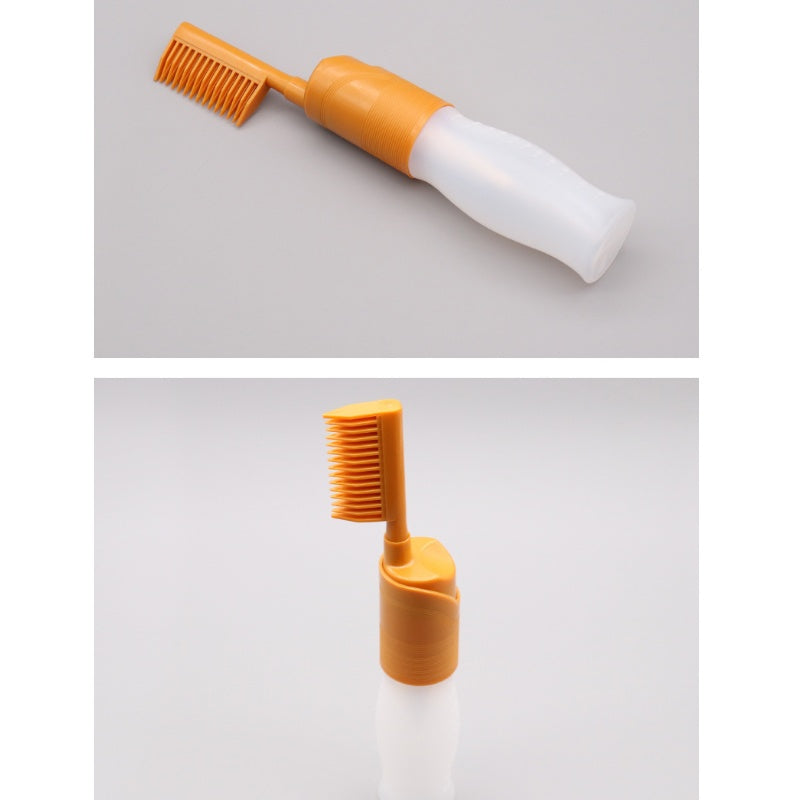 Hair Dye Application Comb Bottle