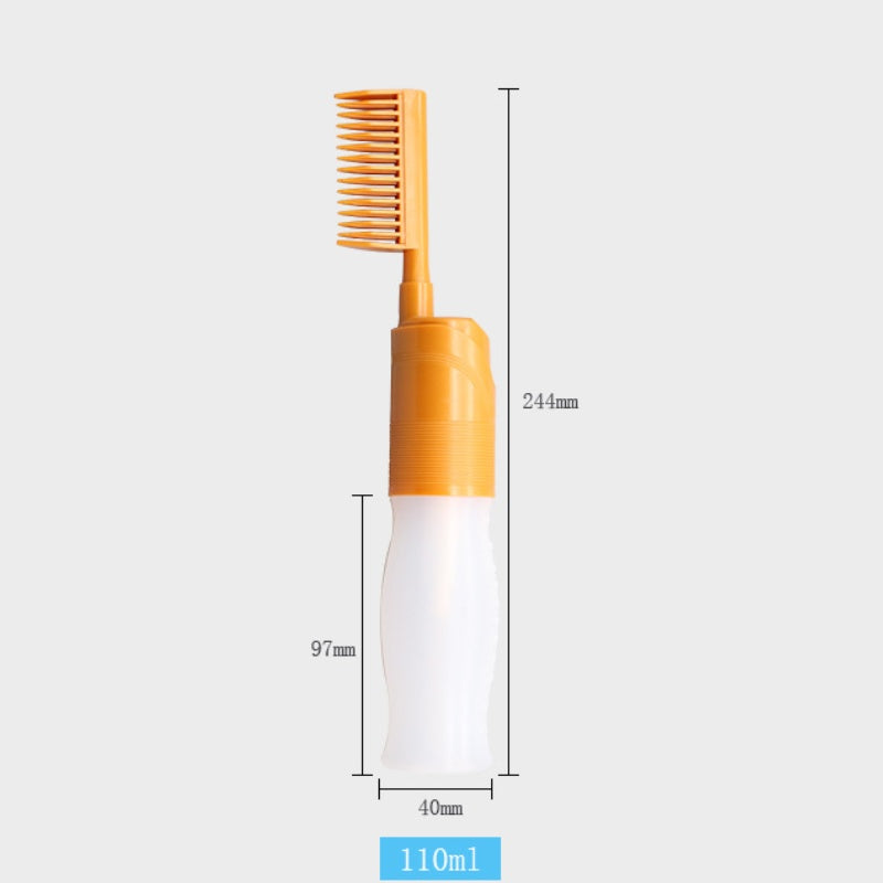 Hair Dye Application Comb Bottle