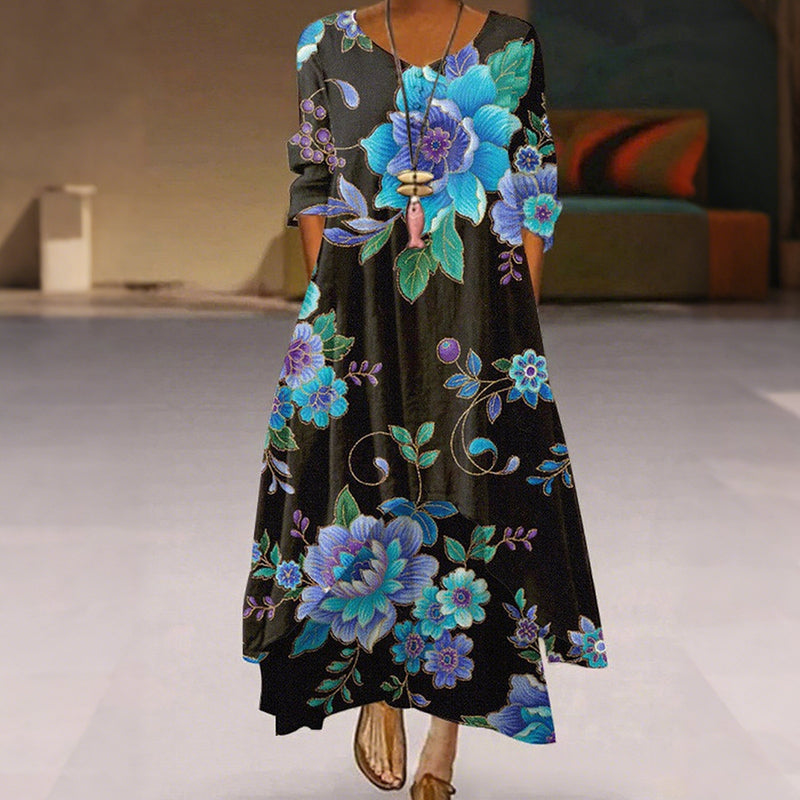 Sukienka damska z nadrukiem w stylu casual