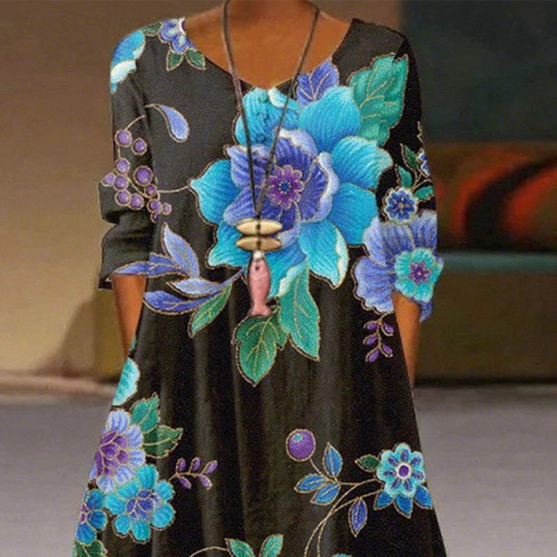 Sukienka damska z nadrukiem w stylu casual