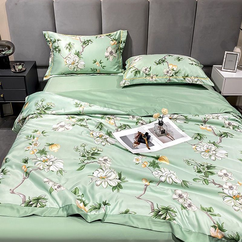 🧊Oddychająca letnia kołdra 4-częściowa do prania Icy Cool - 😴Zapewnia komfortowe warunki do spania