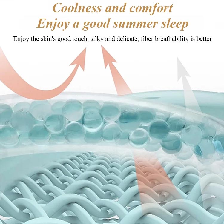 🧊Oddychająca letnia kołdra 4-częściowa do prania Icy Cool - 😴Zapewnia komfortowe warunki do spania