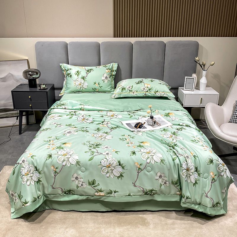 🧊Oddychająca letnia kołdra 4-częściowa do prania Icy Cool - 😴Zapewnia komfortowe warunki do spania