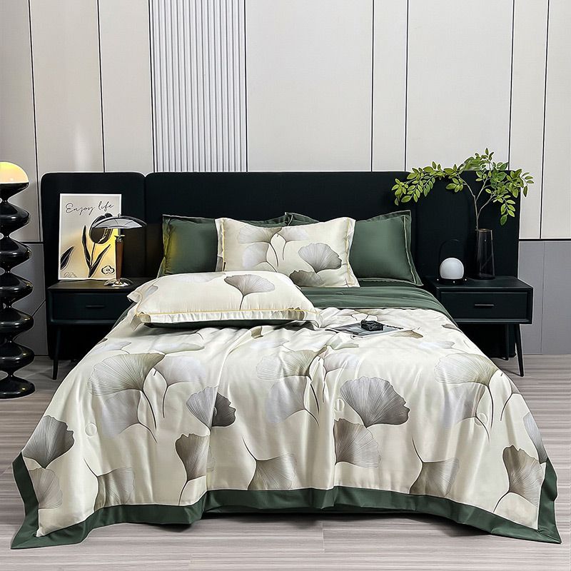 🧊Oddychająca letnia kołdra 4-częściowa do prania Icy Cool - 😴Zapewnia komfortowe warunki do spania