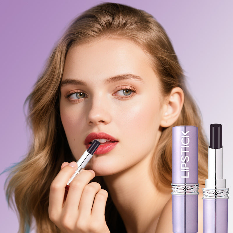 🎁 Ajándék: zestaw pędzli do makijażu💄Nawilżająca, wodoodporna i długotrwała pomadka do ust