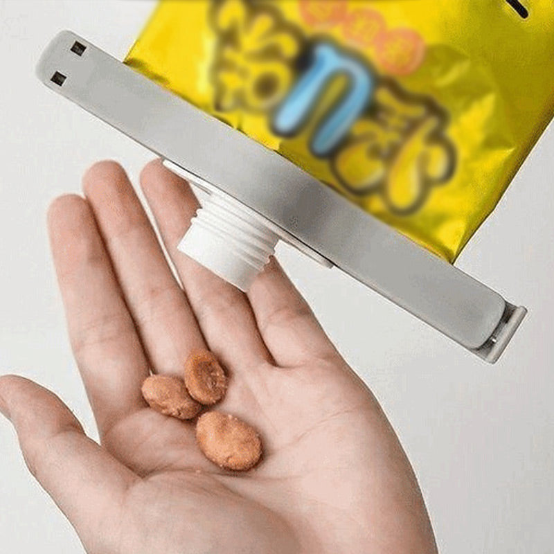 Klips do zamykania toreb z wylewką