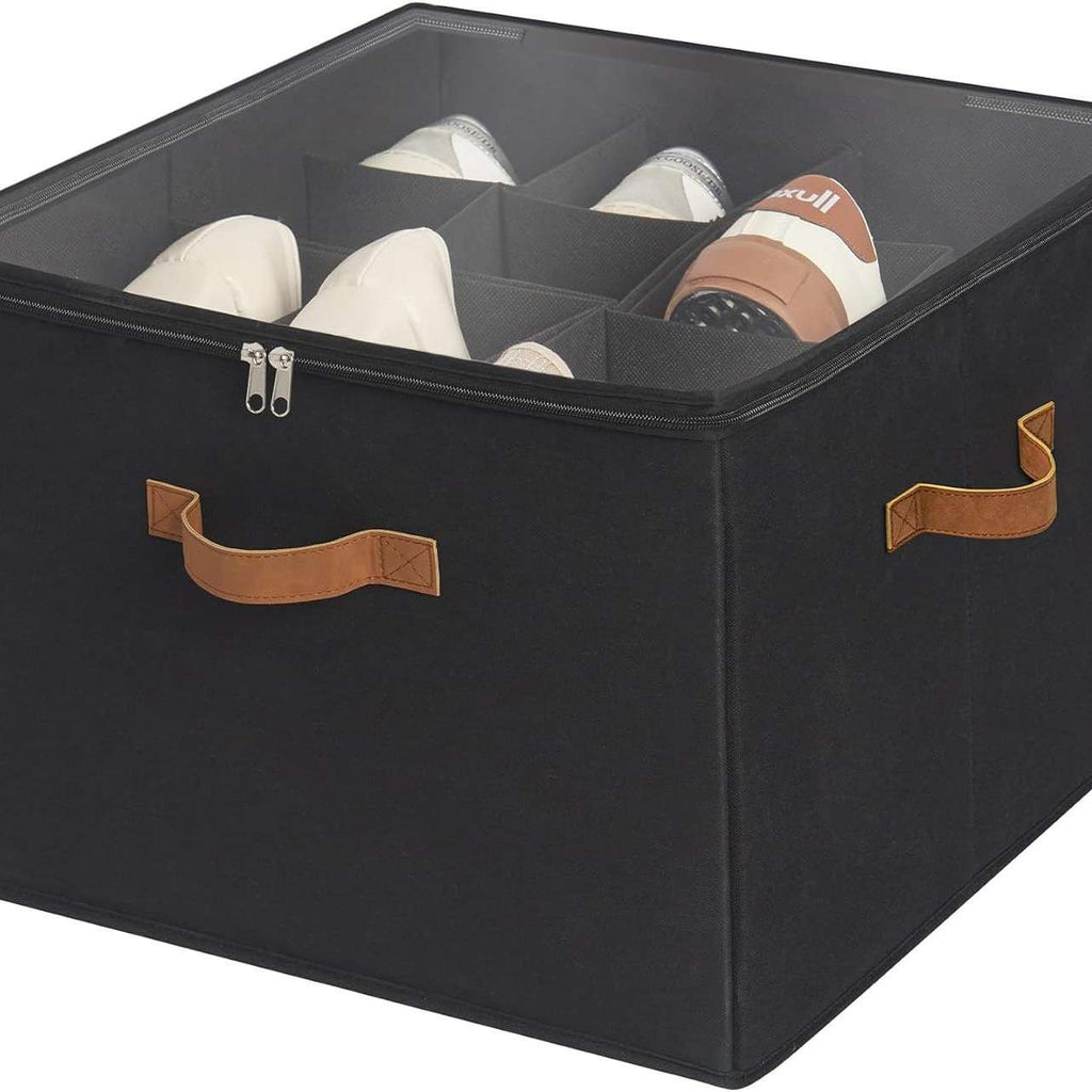 👟 Przezroczyste, składane pudełko na buty z PVC, wodoodporny organizer na buty do biura