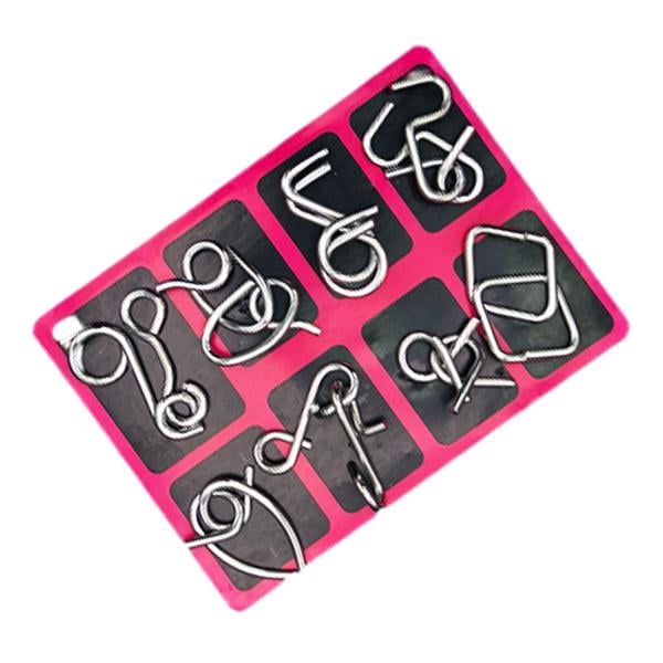 🧠 Edukacyjne zabawki intelektualne IQ Toys, metalowe łamigłówki Brain teaser