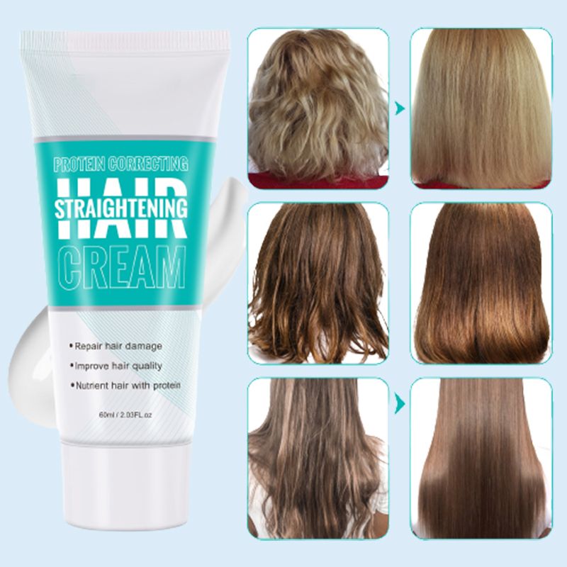 Keratyna importowana z Maroka🇲🇦Proteinowy krem korygujący do prostowania włosów