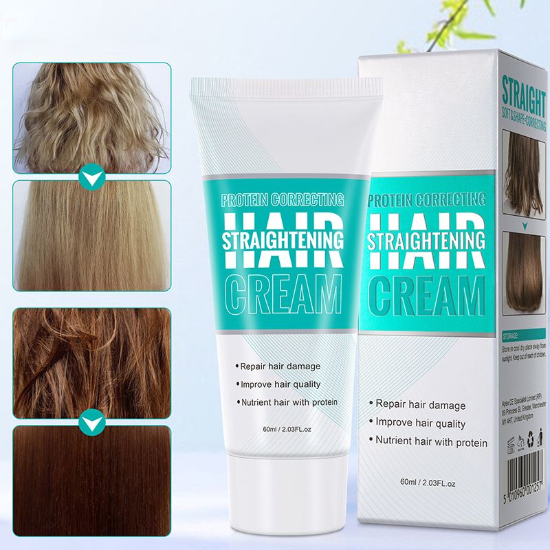 Keratyna importowana z Maroka🇲🇦Proteinowy krem korygujący do prostowania włosów