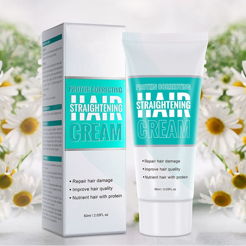 Keratyna importowana z Maroka🇲🇦Proteinowy krem korygujący do prostowania włosów