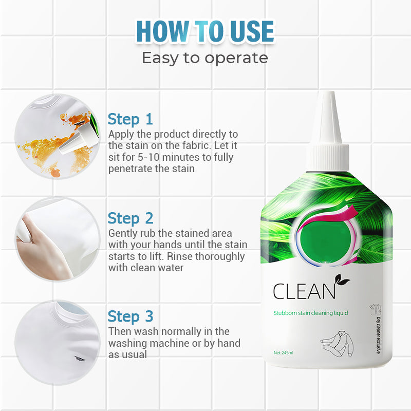 👕 ✨ Silny środek do usuwania plam z ubrań – w ciągu kilku sekund usuwa tłuszcz, wino, atrament, jest delikatny dla tkanin 🧴🔥