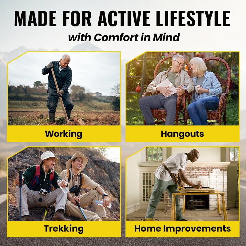 👖 Męskie wytrzymałe spodnie z wieloma kieszeniami