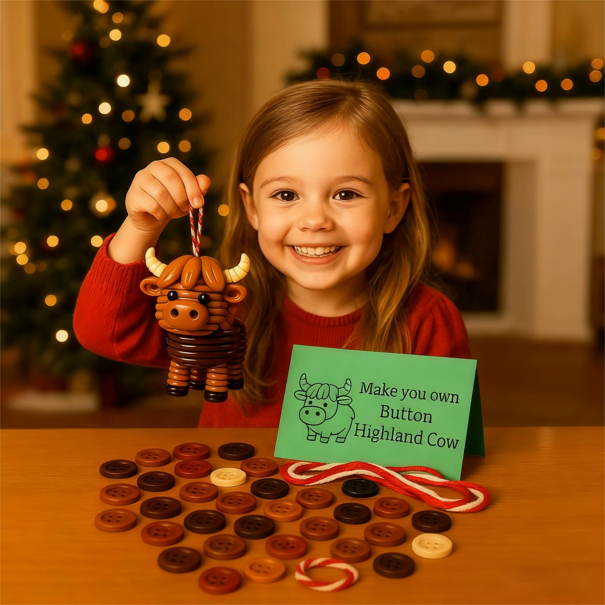 🎄Wczesna wyprzedaż świąteczna 40% ZNIŻKI🎁Ozdoby świąteczne DIY w kształcie zwierzątek z guzików