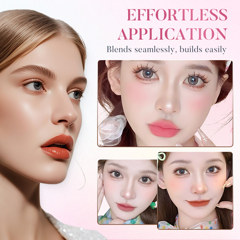 Różowy wielofunkcyjny kremowy mus do ust