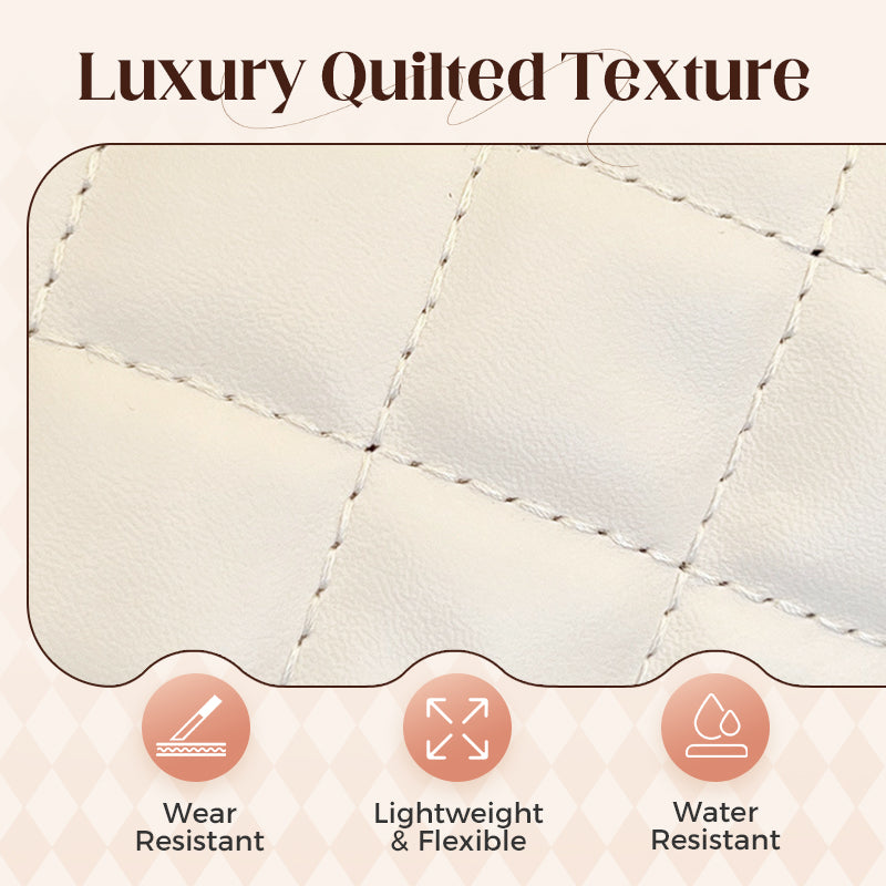 Minimalistyczna pikowana torba designerska