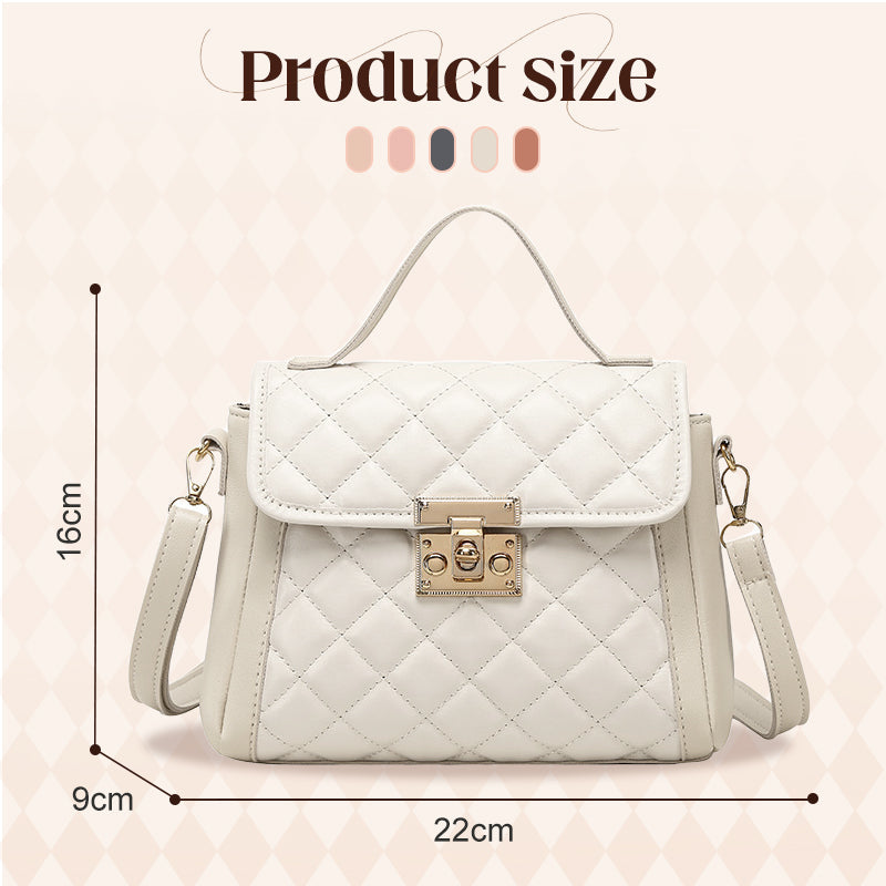 Minimalistyczna pikowana torba designerska