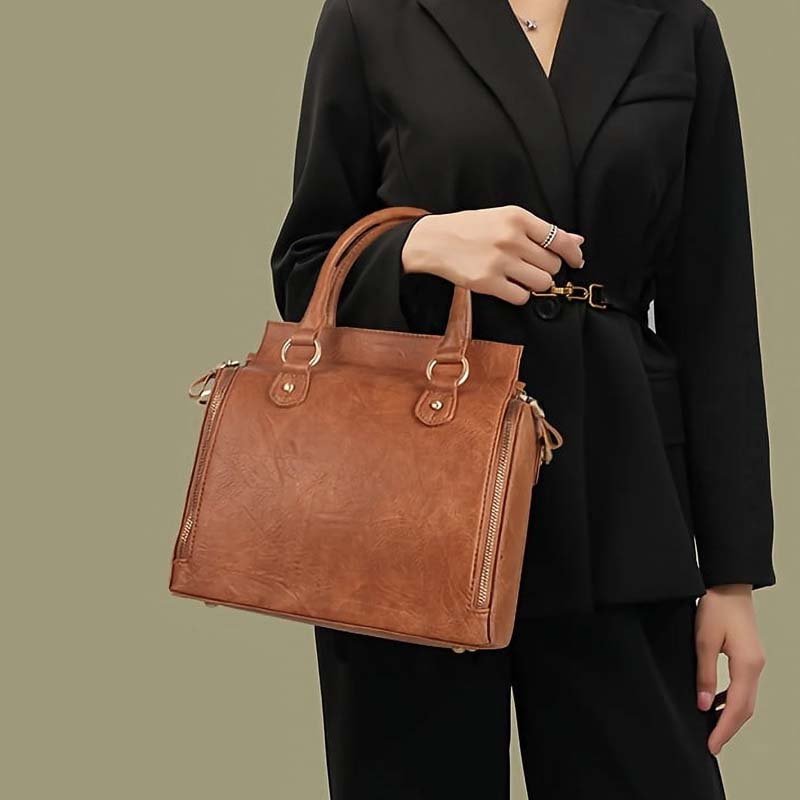 👛Wegańska skórzana torebka crossbody dla kobiet