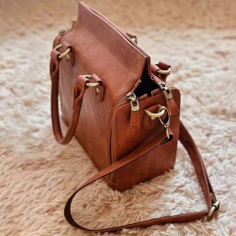 👛Wegańska skórzana torebka crossbody dla kobiet