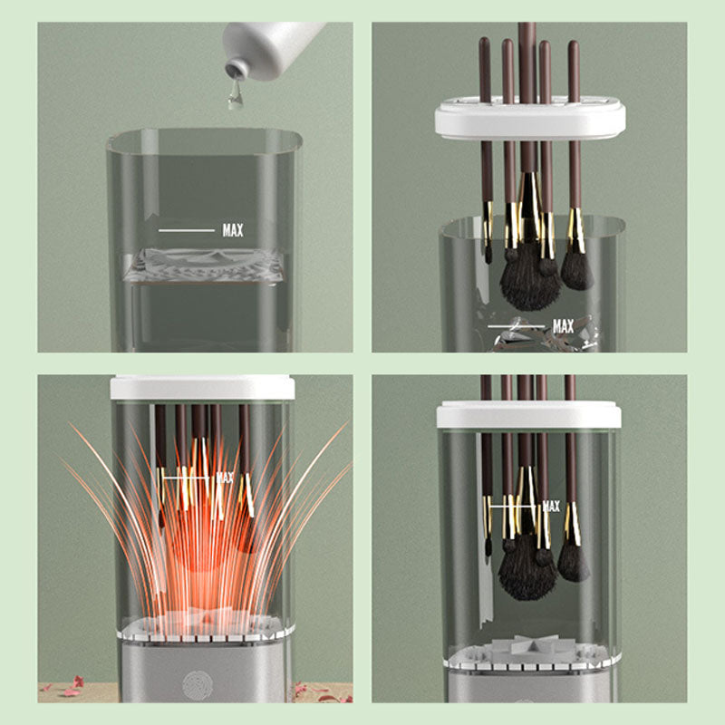 🍀Automatyczne urządzenie do czyszczenia pędzli do makijażu