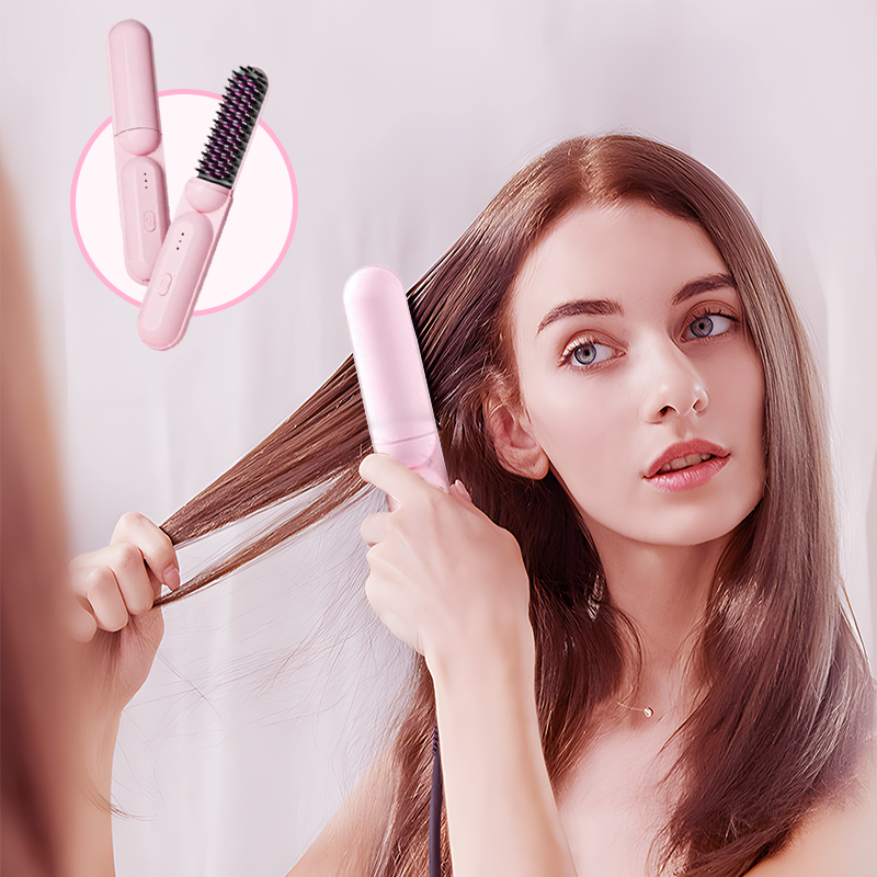 Przenośny i szybki grzebień do prostowania włosów