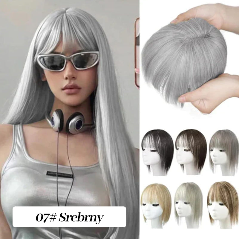 Naturalne Toppery do Włosów z Grzywką dla Kobiet