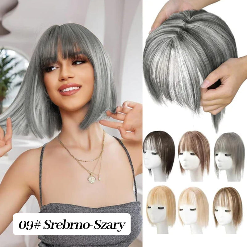 Naturalne Toppery do Włosów z Grzywką dla Kobiet