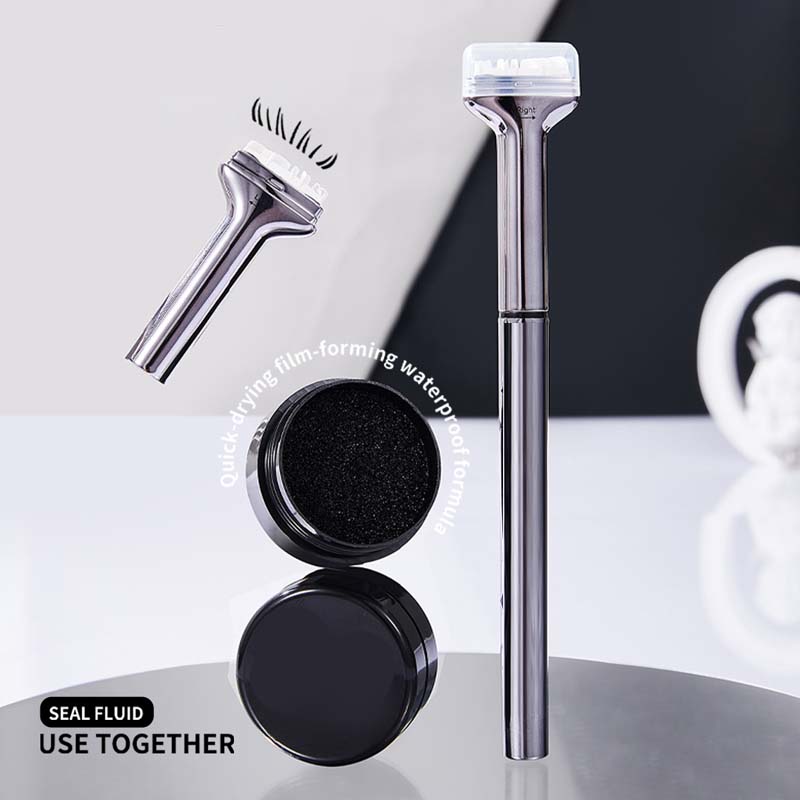 Zestaw wodoodpornych, odpornych na rozmazywanie tuszy do rzęs i eyelinerów 2 w 1